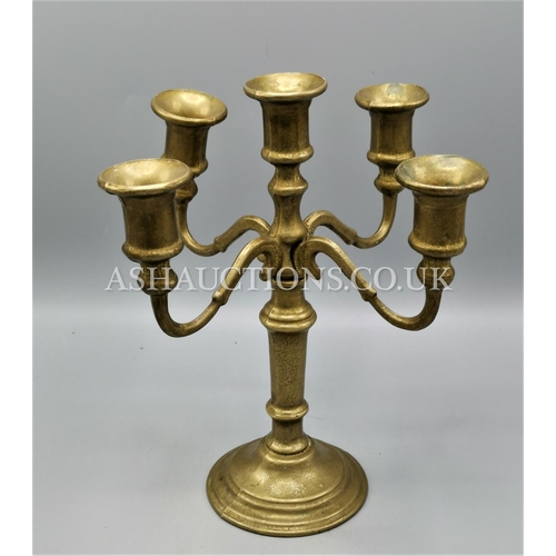 600 - BRASS CANDELABRA