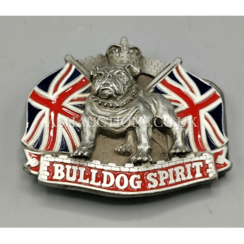 609 - BULLDOG SPIRIT BELT BUCKLE