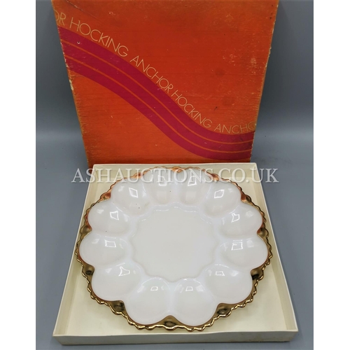 594 - AMERICAN EGG PLATE (Original Box)