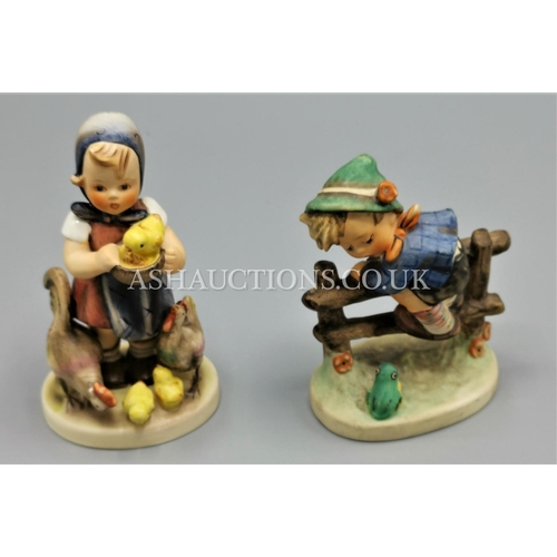 9 - GOEBEL / HUMMEL FIGURINES (2)