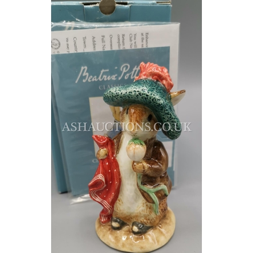 130Y - BORDER FINE ARTS BEATRIX POTTER CHARACTER FIGURINE 