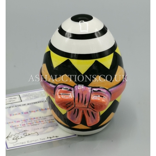 187 - LORNA BAILEY SUGAR SHAKER IN THE EASTER EGG DESIGN (Limited Edition of 75, This One Being No 44) Sig... 