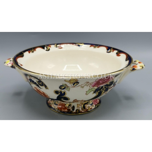 303 - MASON'S IRONSTONE FRUIT BOWL IN THE BLUE MANDALAY DESIGN