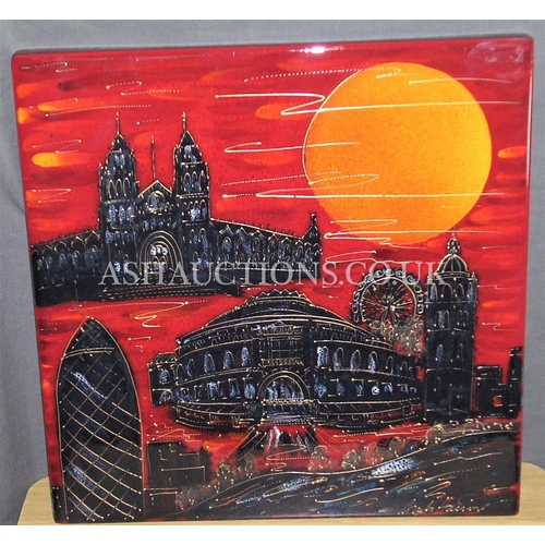 320 - ANITA HARRIS ART POTTERY Large TILE 