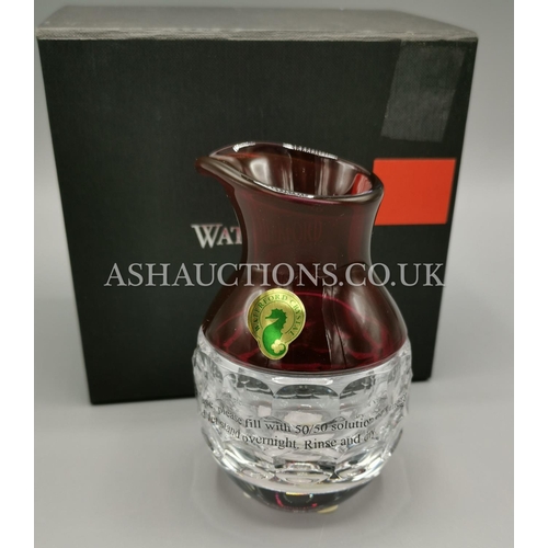 365 - WATERFORD CRYSTAL CREAM JUG IN THE MULBERRY DESIGN (Original Box)