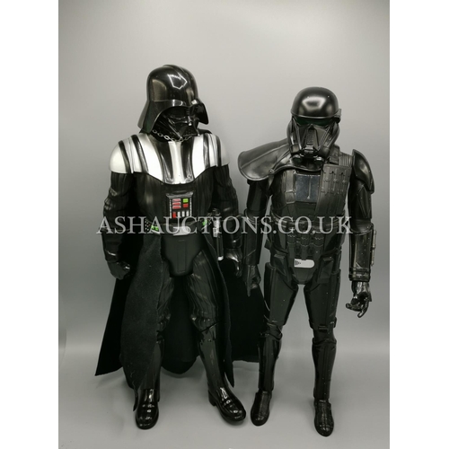 369 - DARTH VADER (51 cm) AND STORM TROOPER (51 cm)  STAR WARS FIGURES (Please Note This Lot WILL NOT BE P... 