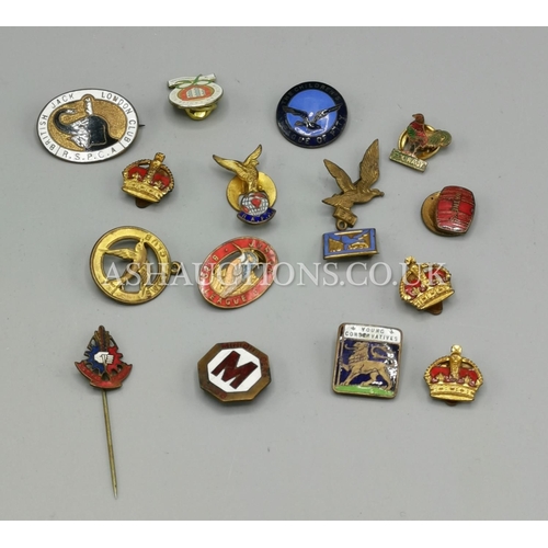 374 - BADGES (Some Enamelled)  (16)