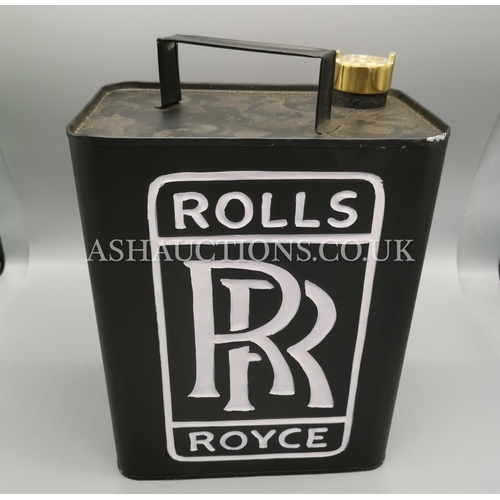 389 - ROLLS ROYCE METAL FUEL CAN  (Please Note This Lot WILL NOT BE PACKED OR POSTED...PICK UP ONLY, AS IS... 