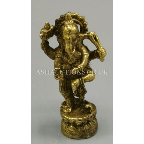 397 - INDIAN (Miniature) HINDU GANESH FIGURINE