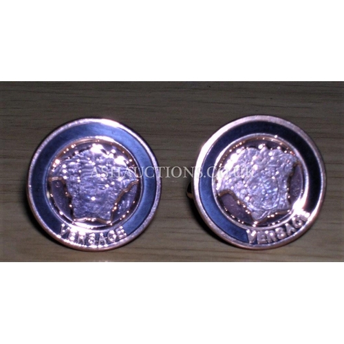 448 - VERSACE CUFFLINKS (No Provenance) (Boxed)