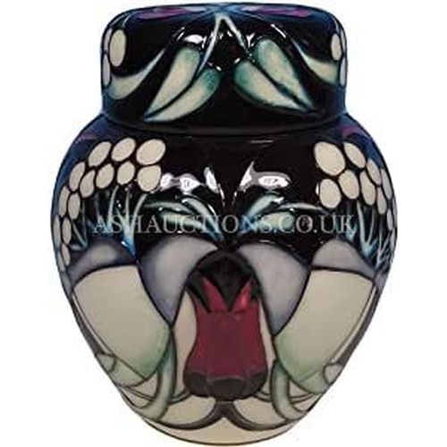 223 - MOORCROFT 10cm GINGER JAR And COVER (Shape No 769/4) 