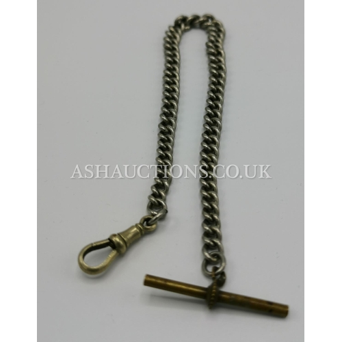 336 - EDWARDIAN ALBERT CHAIN