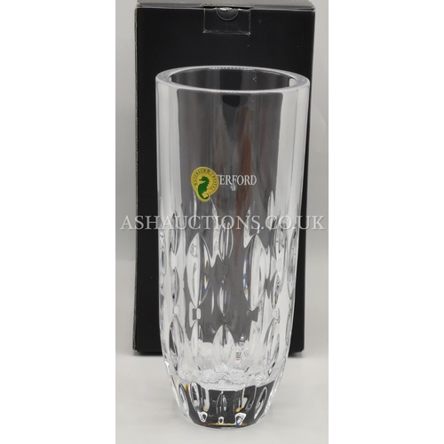 320A - WATERFORD CRYSTAL VASE IN THE ENIS DESIGN