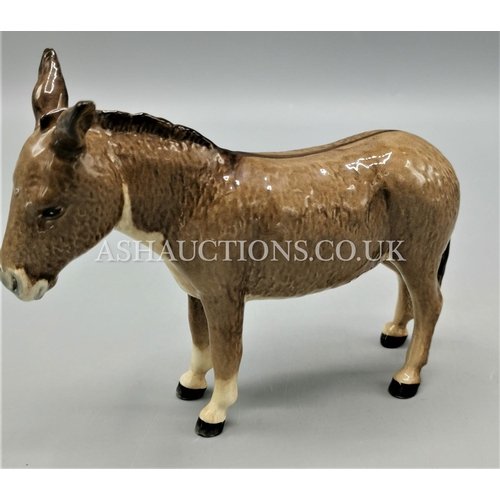 659 - BESWICK 14cm MODEL OF A DONKEY Model No 2267A (Gloss Colourway) 1970/2002 Designed By Mr Albert Hall... 