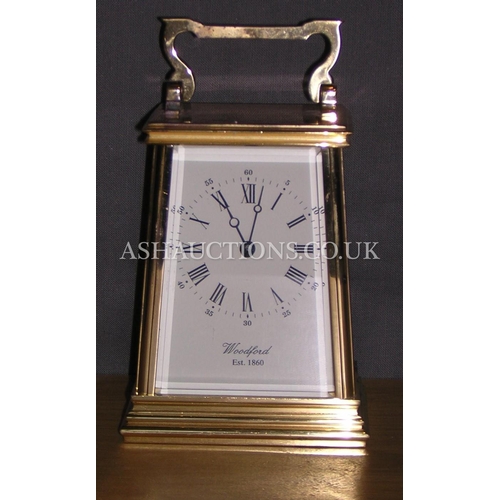 706 - BRASS CARRIAGE CLOCK  (Please Note This Lot WILL NOT BE PACKED OR POSTED...PICK UP ONLY !!!!)