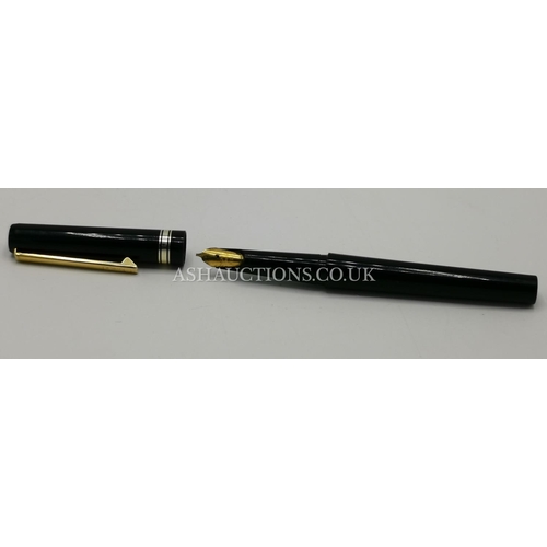 765 - OSMIROID FOUNTAIN PEN ITALIC (Black) WITH MEDIUM NIB