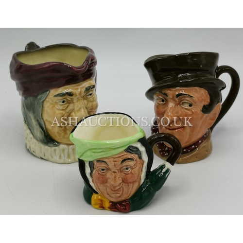 788 - ROYAL DOULTON Small CHARACTER JUGS (3)