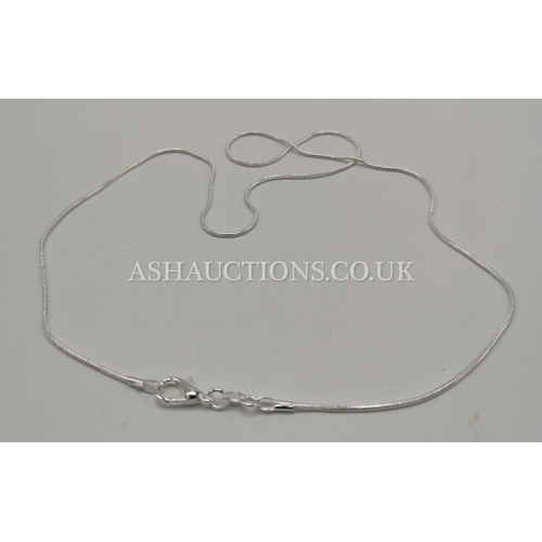 824 - PRESENTED AS A SILVER (925) NECKLACE