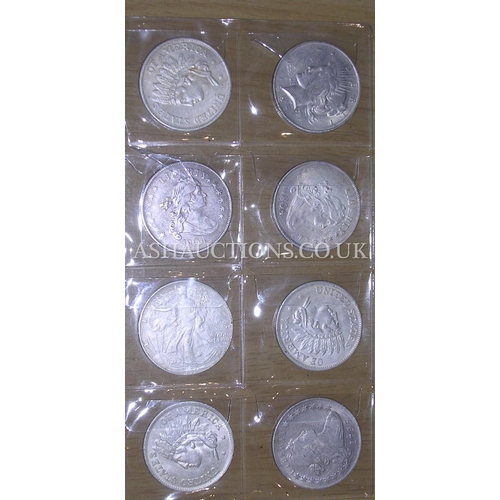 854 - AMERICAN COINS/TOKENS (Set Of 10)