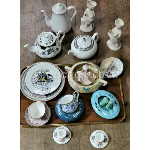 107 - MIXED LOT OF CERAMICS To Include CLARIC CLIFF,Etc (Please Note This Lot WILL NOT BE PACKED OR POSTED... 