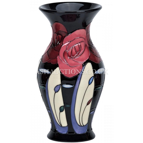 274 - MOORCROFT 23cm VASE (Shape No 226/9) IN THE BELLA HOUSTON DESIGN.By Designer Emma Bossons.  R.R.P. £... 