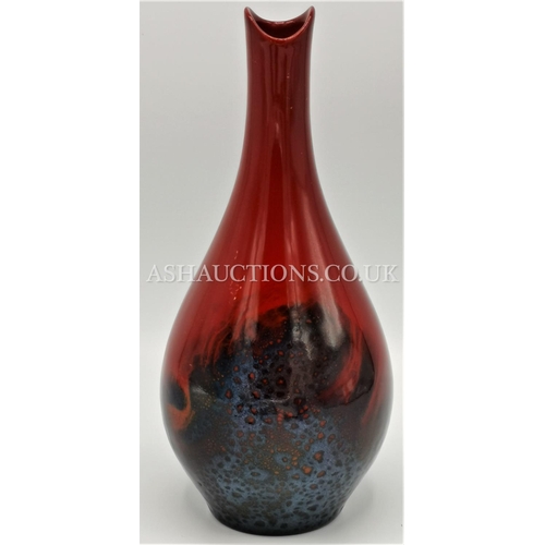 278 - ROYAL DOULTON 20cm FLAMBE BUD VASE