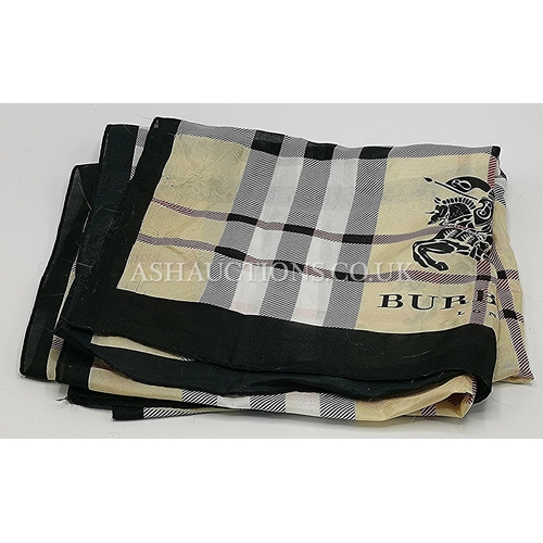 298 - LONG SCARF MARKED BURBERRY