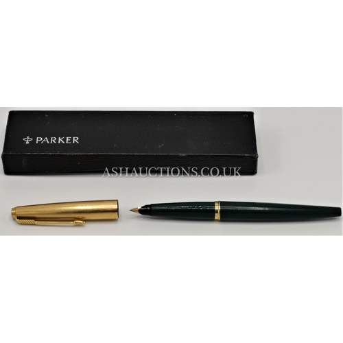 382 - PRESENTED AS A 14kt GOLD NIBBED PARKER PEN