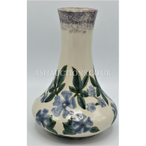 75 - COBRIDGE STONEWARE 19cm TALL VASE By Designer Rachel Bishop