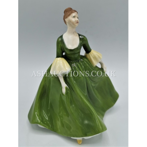 85 - COALPORT CHINA 12.5cm LADY FIGURINE 