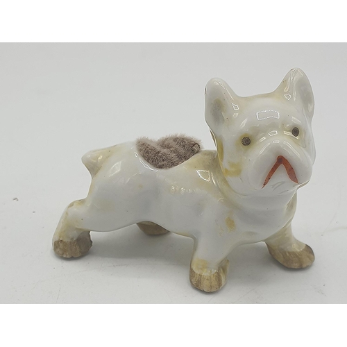 126 - FRENCH BULLDOG PIN CUSHION (Old)