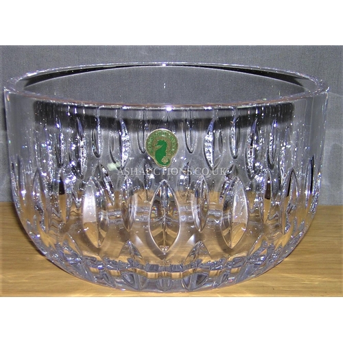 148 - WATERFORD CRYSTAL Large 20cm Dia BOWL IN THE ENIS DESIGN (Original Box)
