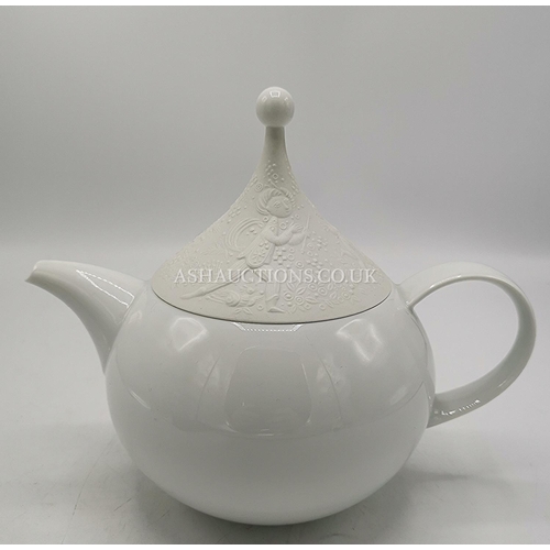 393 - ROSENTHAL TEAPOT IN THE MAGIC FLUTE DESIGN By Designer Bjorn Wiinblad Signed.
(Each piece of this de... 