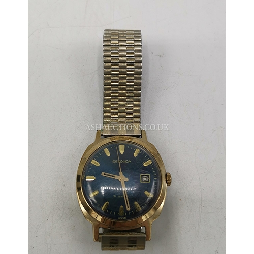497 - SEKONDA GENTS 21 Jewel WRISTWATCH  (Found To Be Running When Photographed)