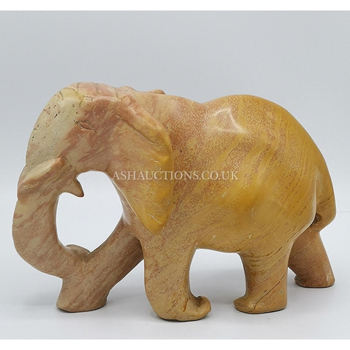 516 - CERAMIC 20cm x 14cm MODEL OF AN ELEPHANT