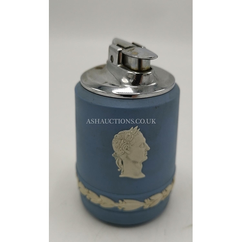 521 - WEDGWOOD JASPER WARE TABLE LIGHTER