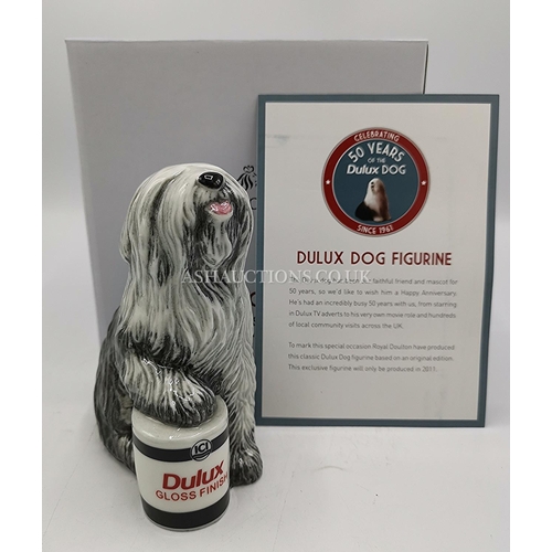 524 - ROYAL DOULTON MODEL OF A DULUX DOG (Made For One Year Only --To Celebrate 50 Years Of Dulux)  (Origi... 