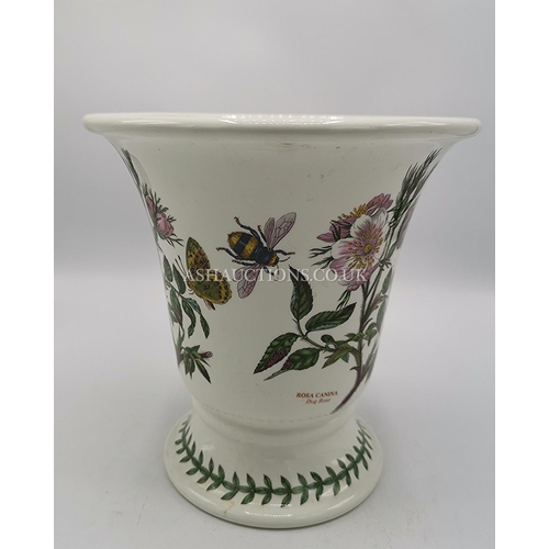 526 - PORTMEIRION Large 21.5cm VASE IN THE BOTANIC GARDEN DESIGN