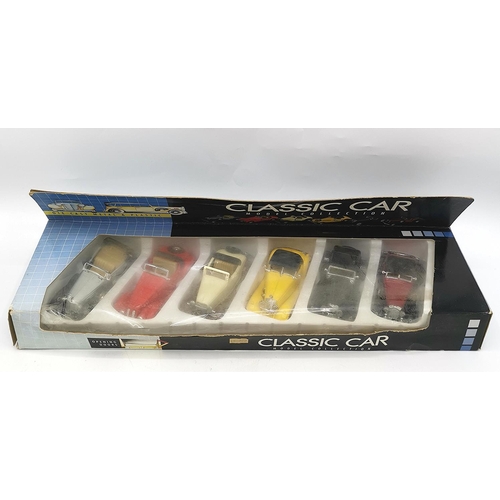 208 - BOX CONTAINING DIE CAST CLASSIC CARS