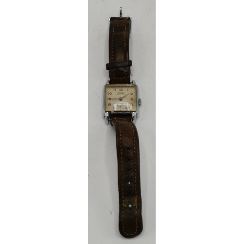 209 - GENTS ART DECO MECHANICAL WATCH (Needs New Strap)