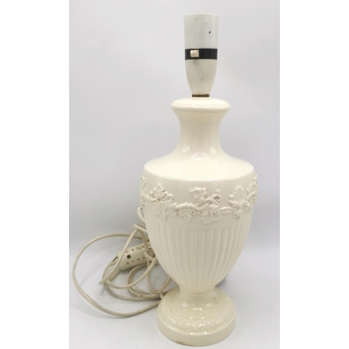 344 - WEDGWOOD QUEENSWARE LAMP BASE