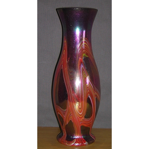 772 - GLASS Large LUSTRE WARE VASE