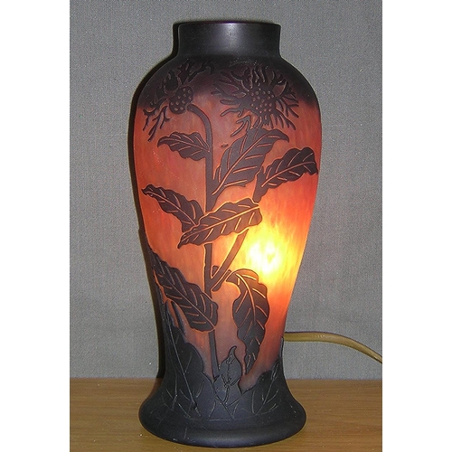 792 - GALLE STYLE LAMP BASE