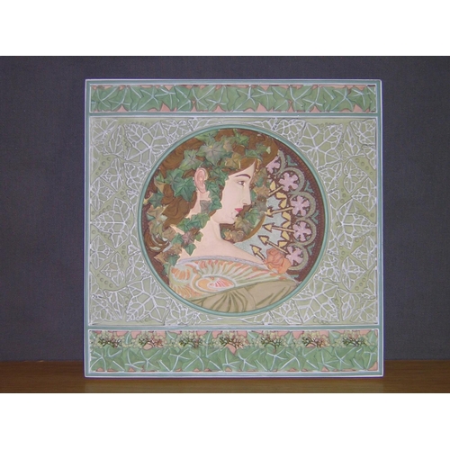 799 - ART NOUVEAU WALL PLAQUE (Please Note This Lot WILL NOT BE PACKED OR SHIPPED...PICK UP ONLY!!!)