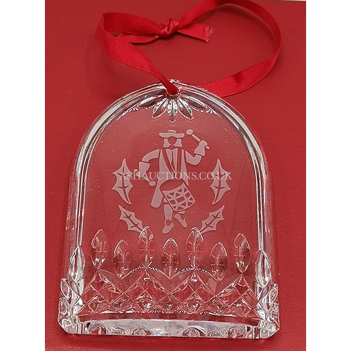 1005 - WATERFORD CRYSTAL LISTMORE EDITION CHRISTMAS TREE DECORATION 