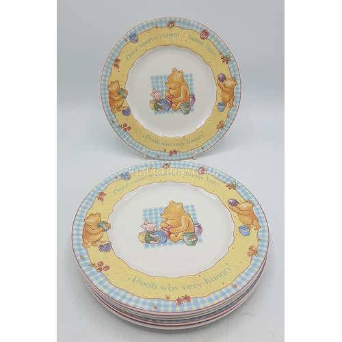 1102 - ROYAL DOULTON CHINA  20cm Dia PLATES (6) FROM THE WINNIE THE POOH COLLECTION