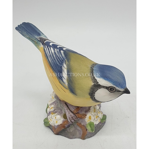 1118 - ROYAL WORCESTER 5.7cm MODEL OF A BLUETIT  RW 3199 1937/86 Designed By Eva Soper FOR THE BRITISH BIRD... 