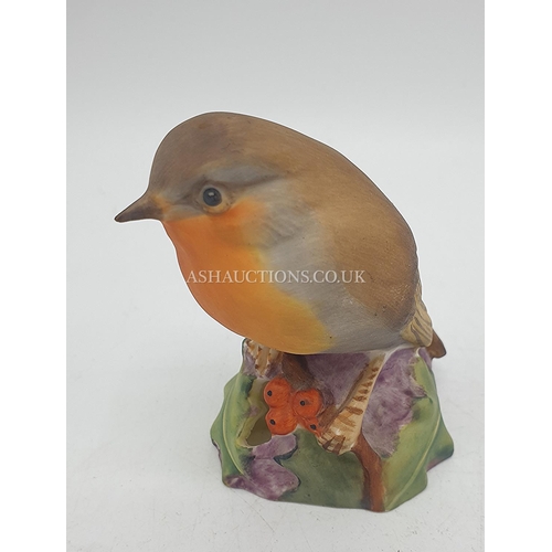 1120 - ROYAL WORCESTER 7cm MODEL OF A ROBIN  RW 3197 1937/86 Designed By Eva Soper FOR THE BRITISH BIRDS SE... 