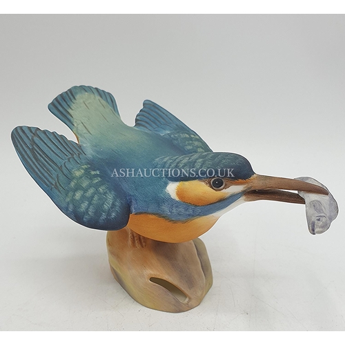 1124 - ROYAL WORCESTER 8.3cm MODEL OF A KINGFISHER  RW 3235 1938/86 Designed By Eva Soper FOR THE BRITISH B... 