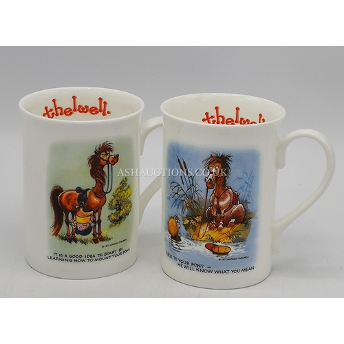 1176 - GREYS THELWELL CLUB MUGS (2) (New)